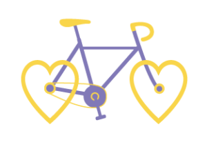 KickAssBikePlates icon heart wheels