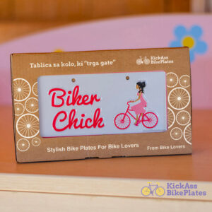Bike Chick license plate