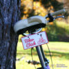 bike plate biker chick