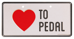 tablica za kolo love to pedal