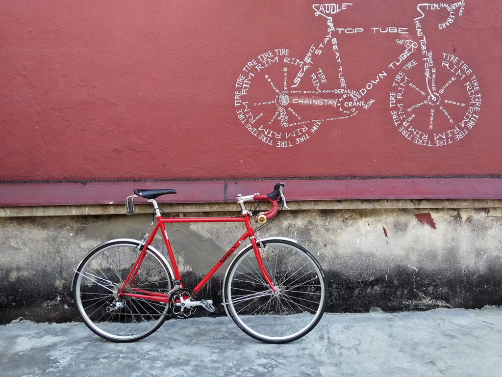 red bicycle red bicycle
