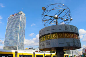 World clock in Berlin