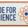 Ride for science bike plate