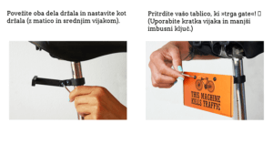 Kako namestiti držalo za tablico