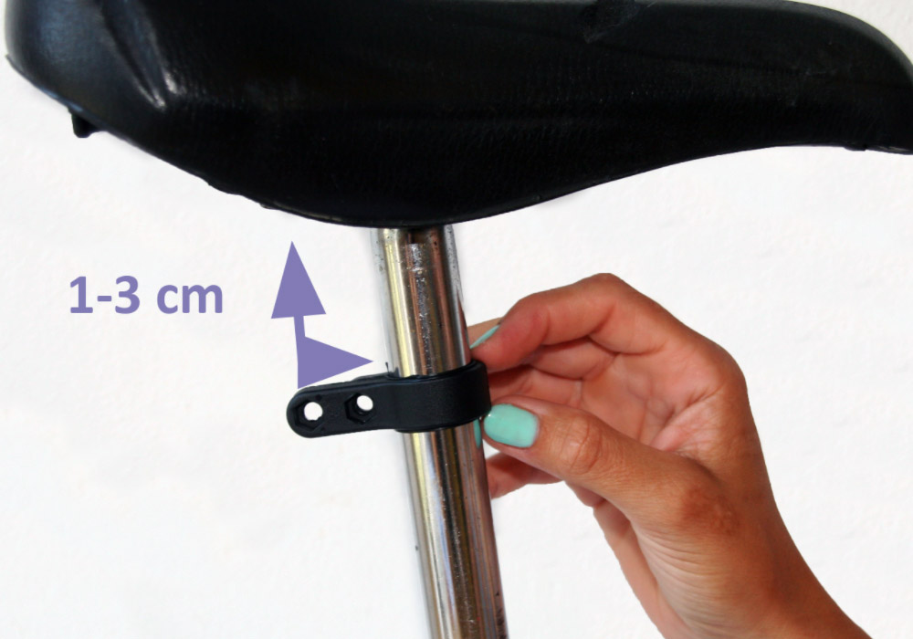 How to install holder for bike plate step 5