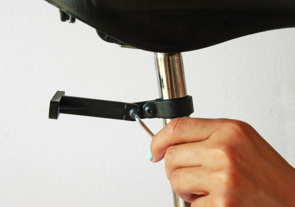 How to install holder for bike plate step 7